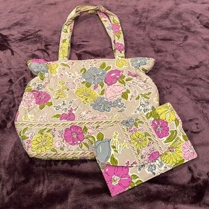 Vera Bradley purse and wallet set